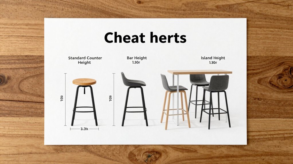 standard stool height guidelines