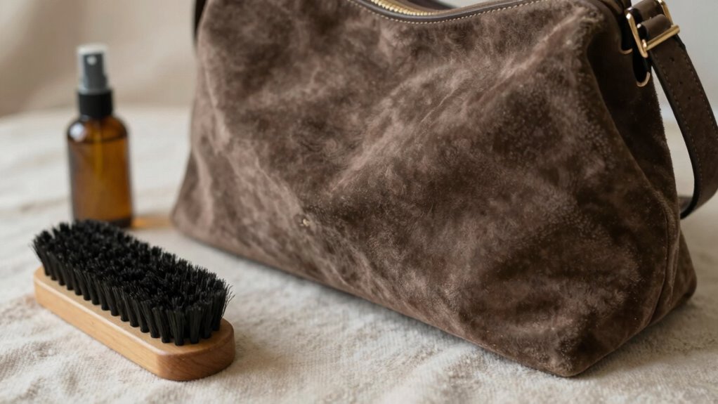 store suede properly gently