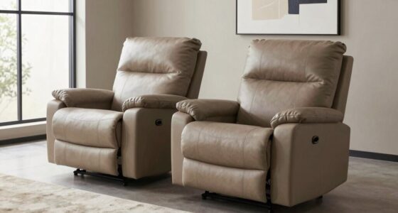 stylish unobtrusive recliner options