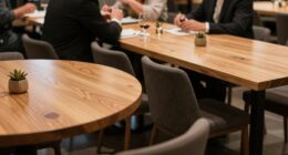 table shape influences flow