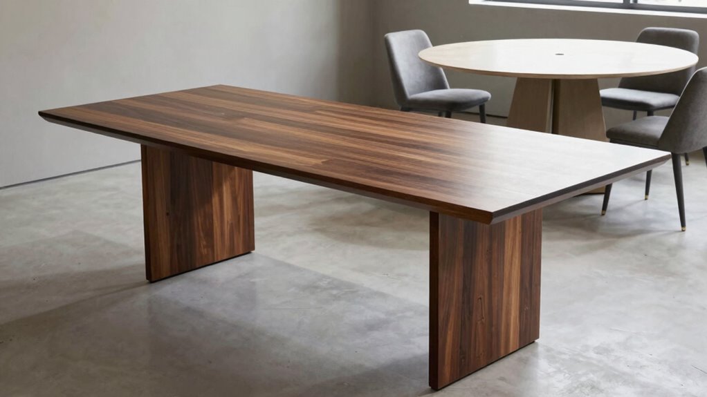 table shape influences movement