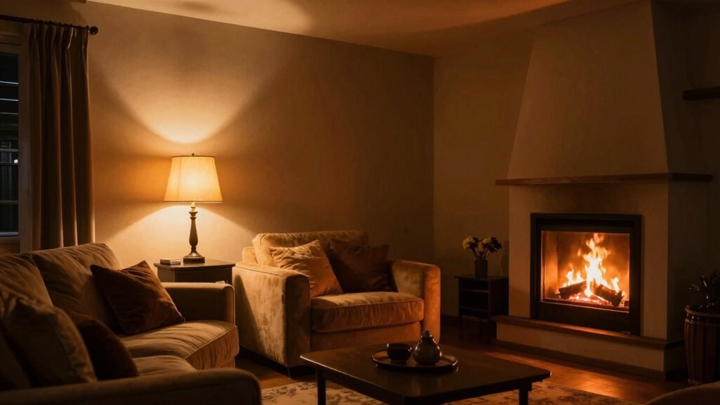 three light cozy atmosphere