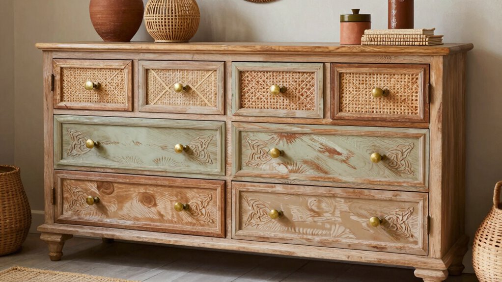 top boho 6 drawer dressers