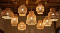top boho bamboo lighting