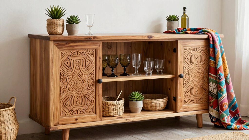 top boho bar cabinets
