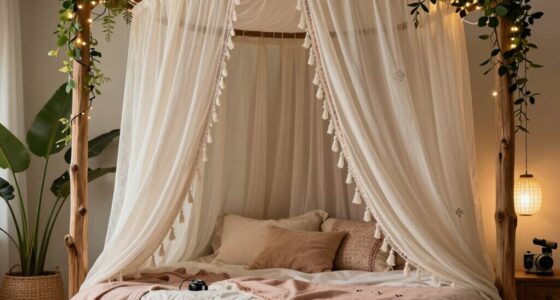 top boho bed canopy list