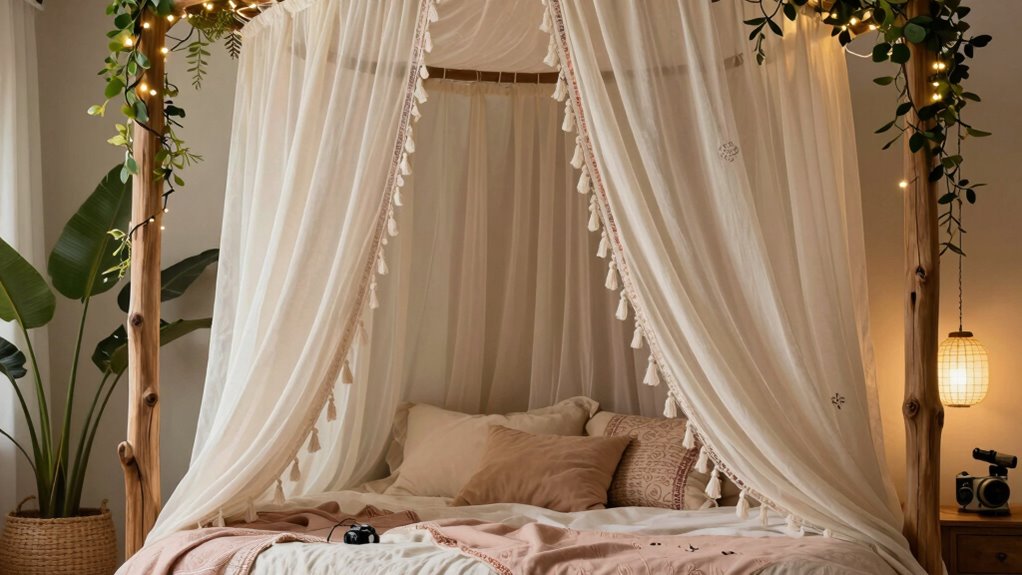 top boho bed canopy list