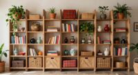 top boho bookcase dividers