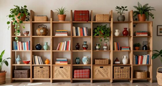 top boho bookcase dividers
