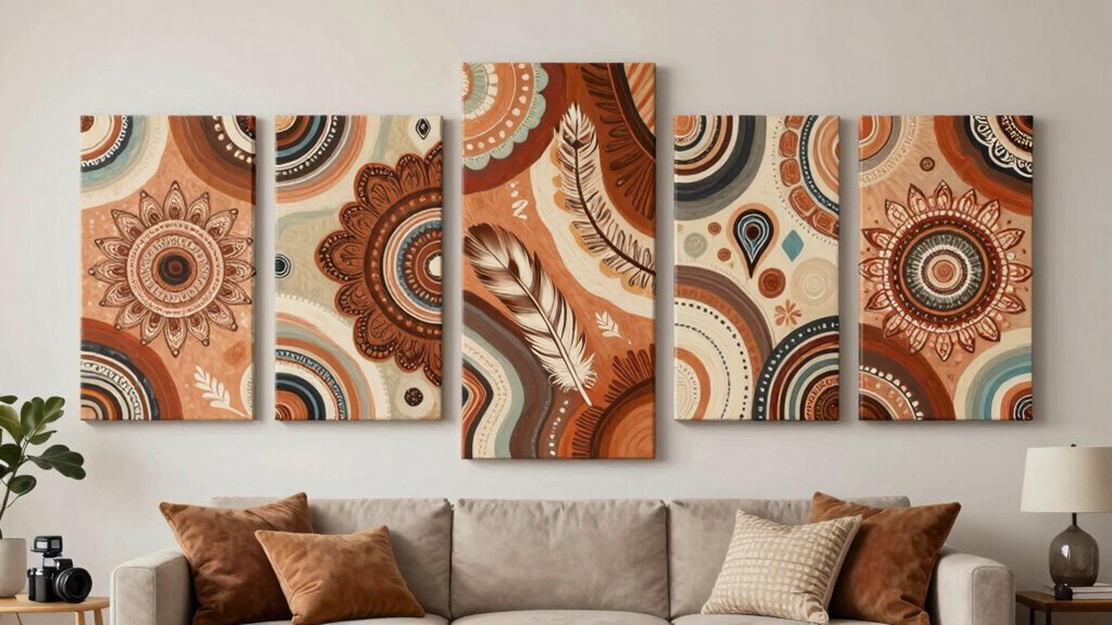 top boho canvas wall art
