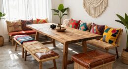 top boho dining bench picks