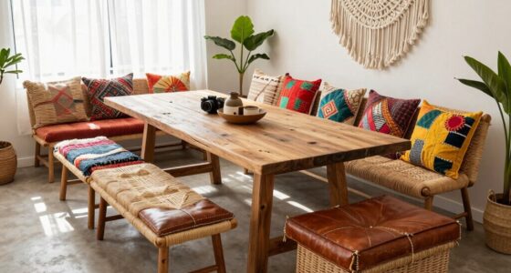 top boho dining bench picks