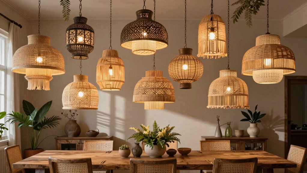 top boho dining chandeliers