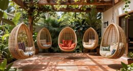 top boho egg chairs