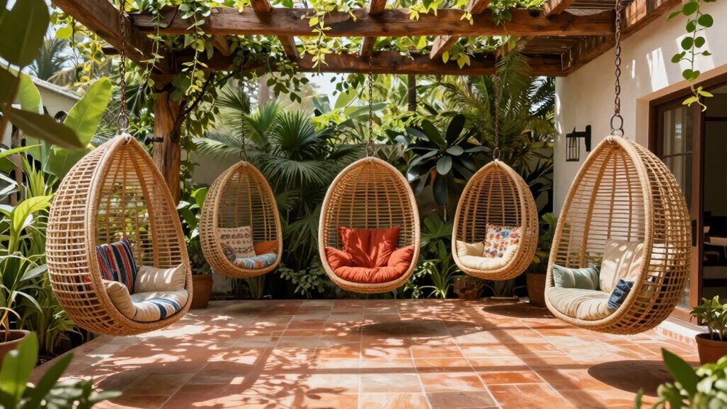 top boho egg chairs