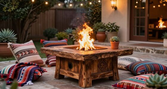 top boho fire pit tables