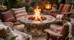 top boho fire pit tables