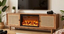 top boho fireplace tv stands