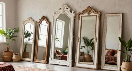 top boho full length mirrors