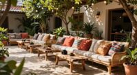 top boho outdoor loveseats