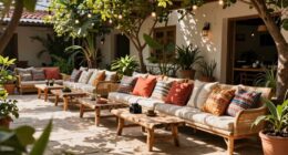 top boho outdoor loveseats