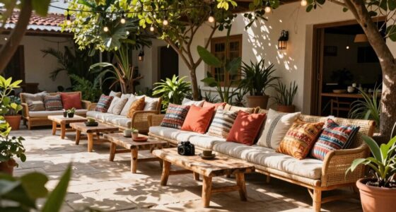 top boho outdoor loveseats