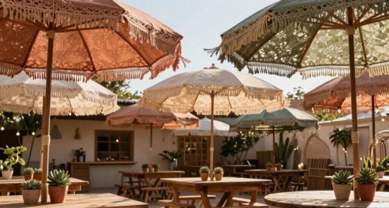 top boho outdoor umbrellas