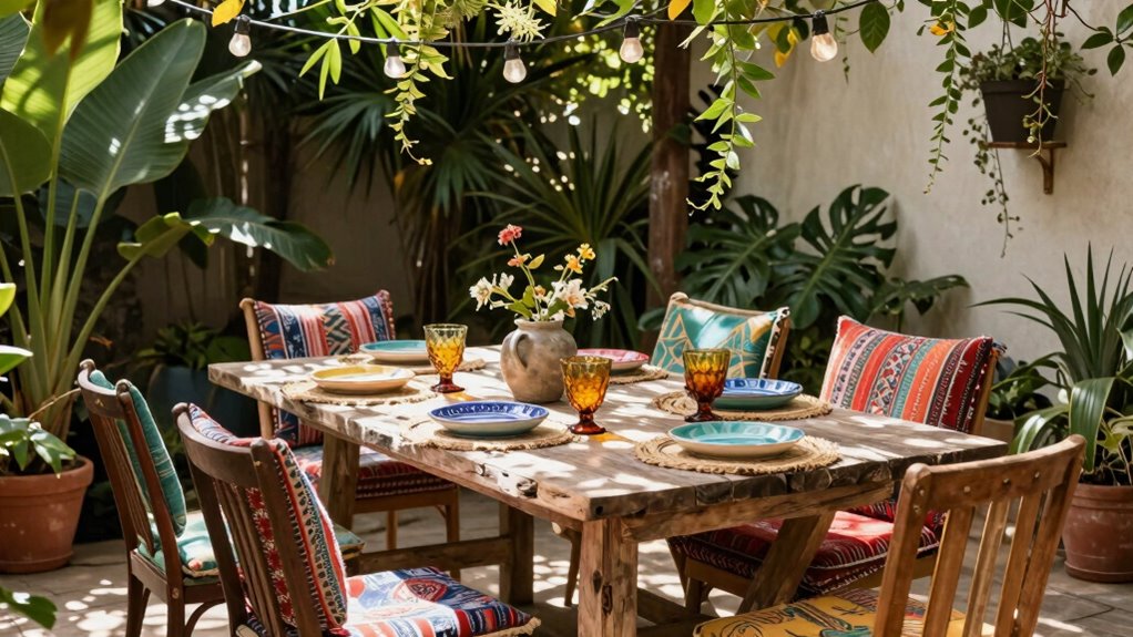 top boho patio dining sets
