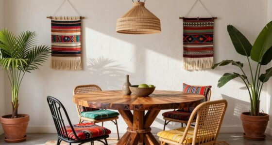 top boho round dining tables