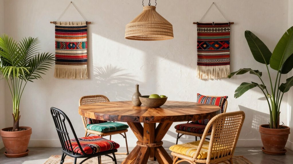 top boho round dining tables