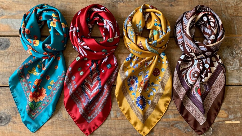 top boho silk scarves