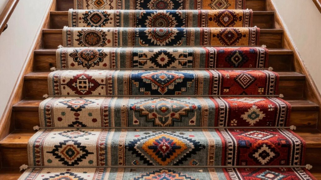 top boho stair runners