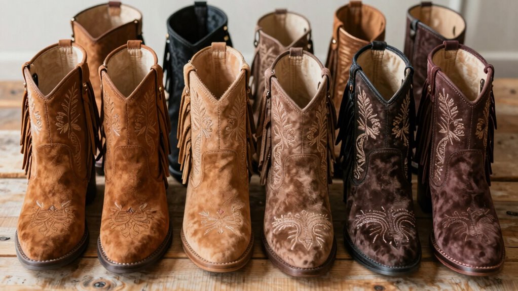 top boho suede boots
