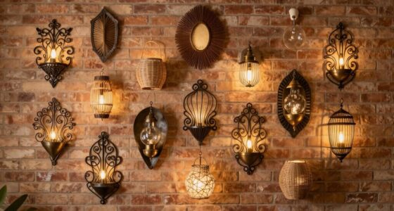 top boho wall sconce sets