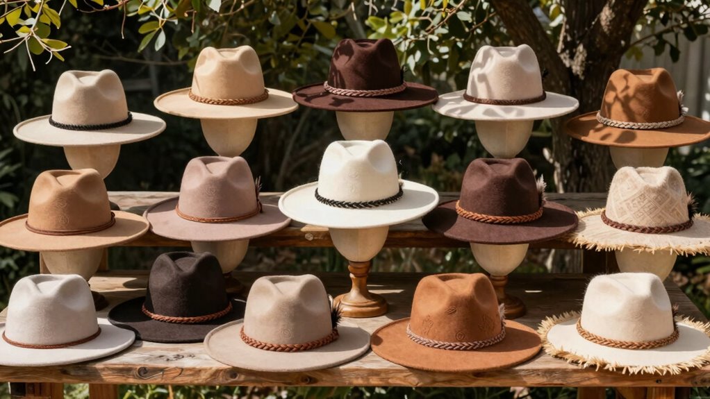 top boho wide brim hats