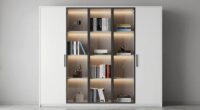 top bookcases with doors