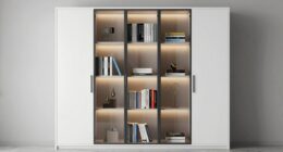 top bookcases with doors
