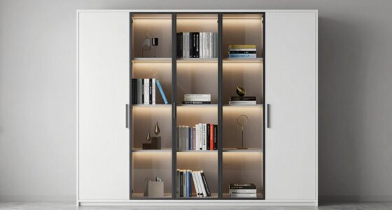 top bookcases with doors