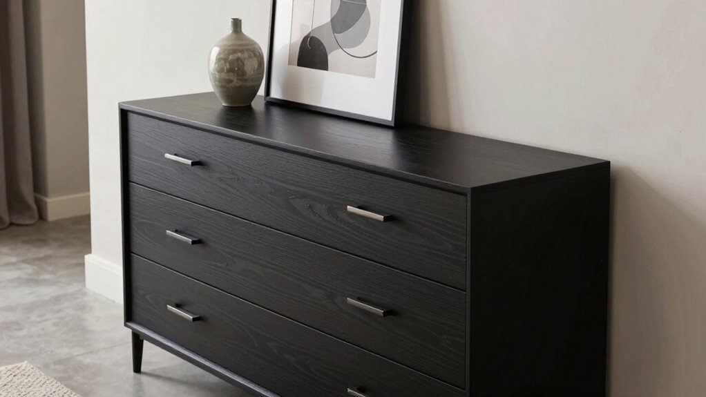 top console tables with drawers