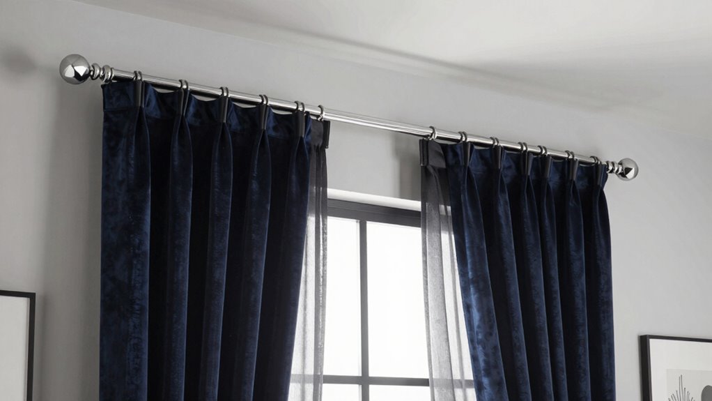 top double curtain rod options