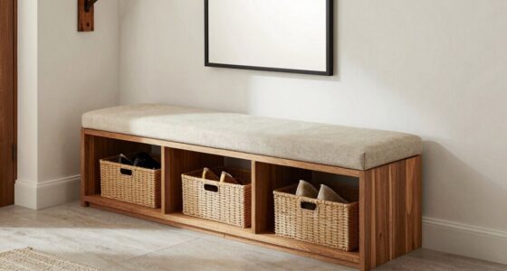 top entryway storage bench options