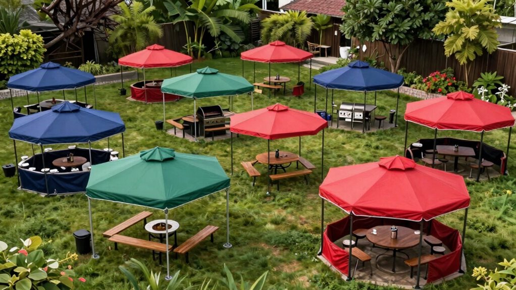 top grill canopy selections