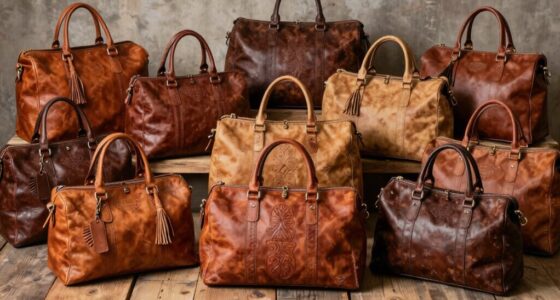 top leather boho weekend bags