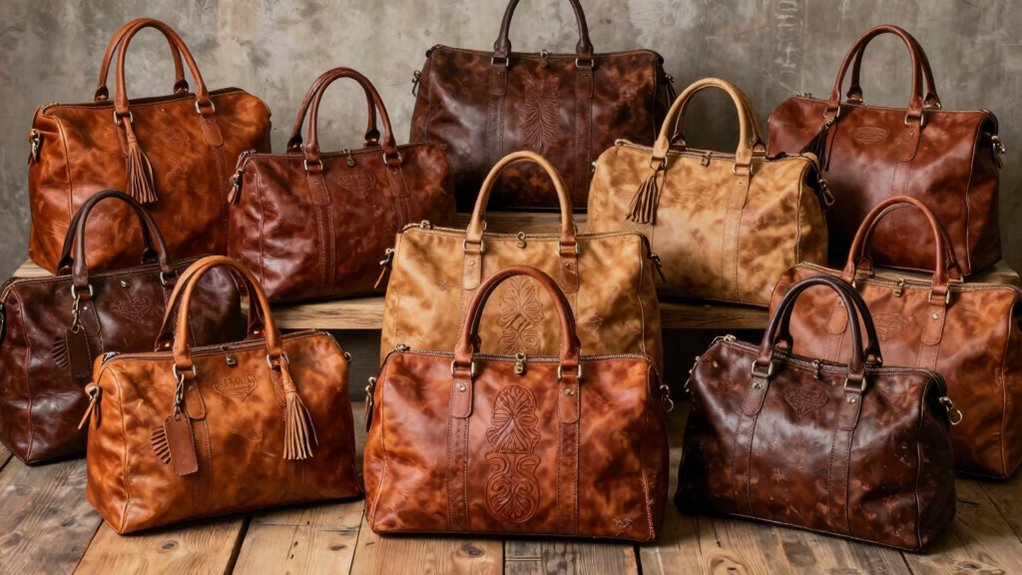top leather boho weekend bags