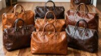 top leather travel bags