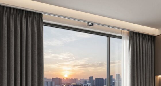 top motorized curtain track systems