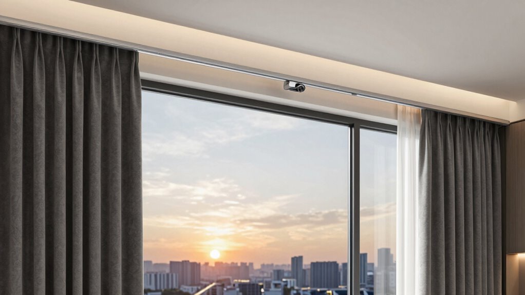 top motorized curtain track systems