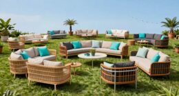top outdoor sectional sets