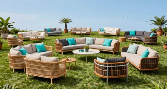 top outdoor sectional sets