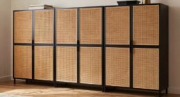top rattan cabinet door designs